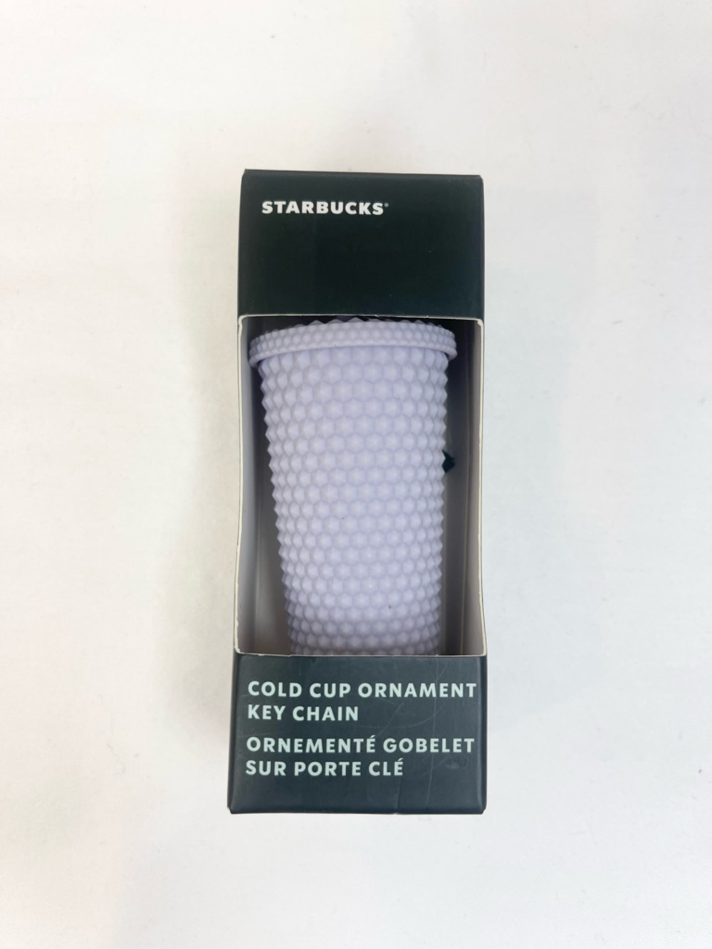 Starbucks Cold Cup Ornament Key Chain Bag Charm "Icy Lilac" 2021